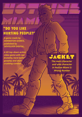 Hotline Miami Fan Poster